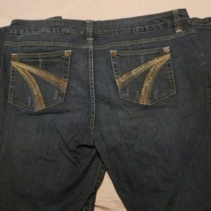 Dark wash jeans